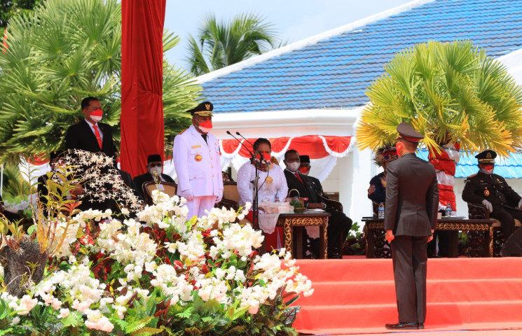 Pemprov Papua Terapkan Prokes Ketat di Upacara HUT ke-76 RI